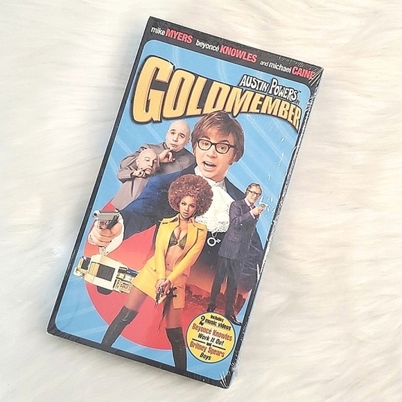 Other - SEALED IN PLASTIC Austin Powers Gold Member Movie Film VHS Cassette Tape Beyonce